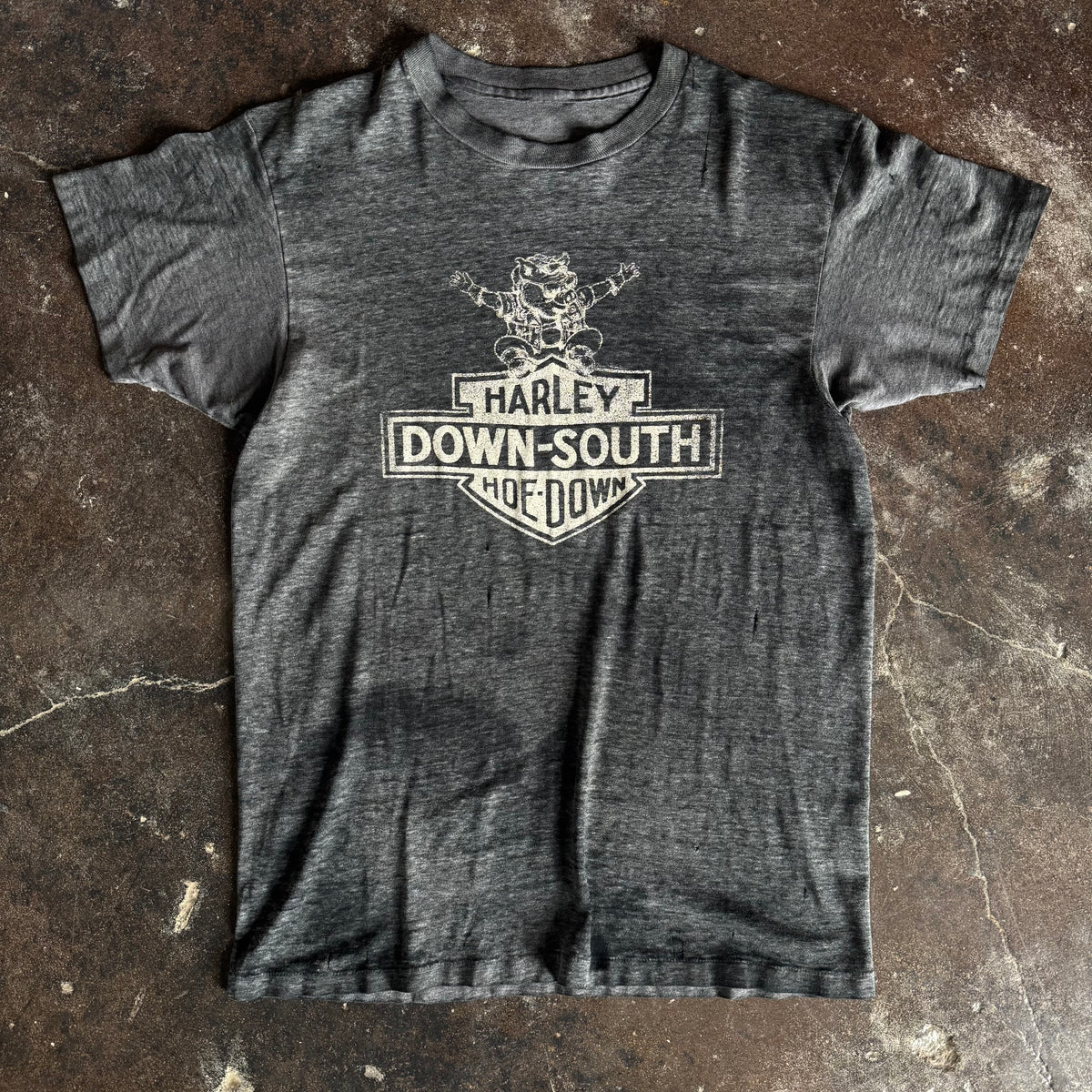 80’s Down South Harley Hoe Down Hog Tee (L)