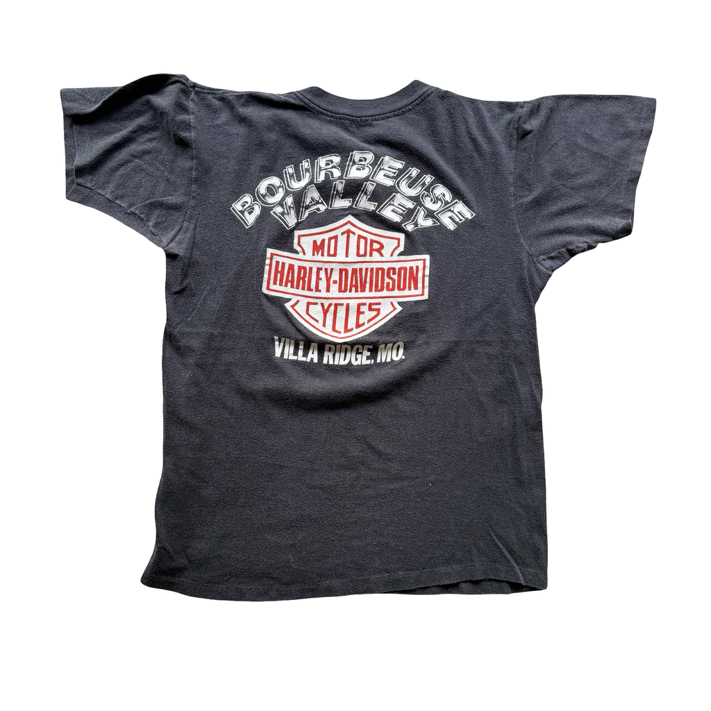80’s Harley Davidson Bald Eagle Logo Tee Size L