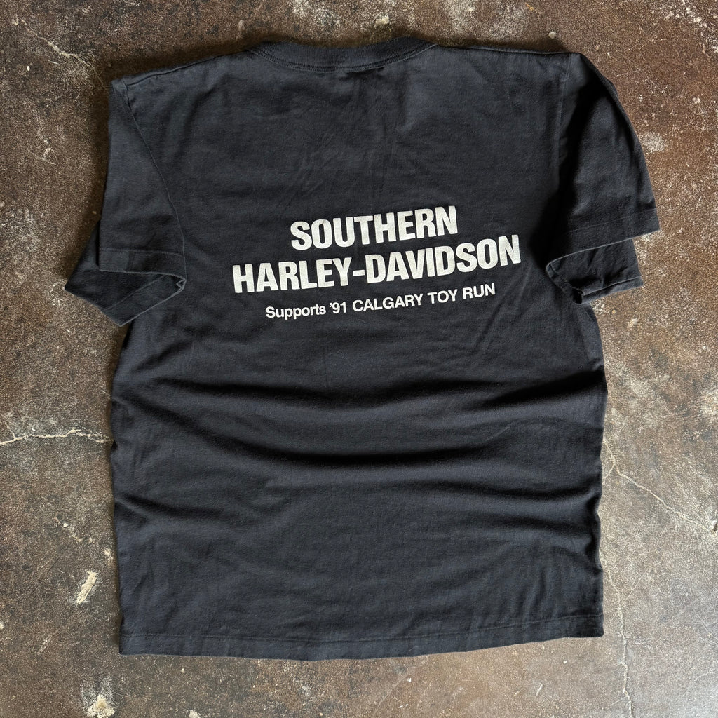 90’s Calgary Toy Run Harley Tee (L)