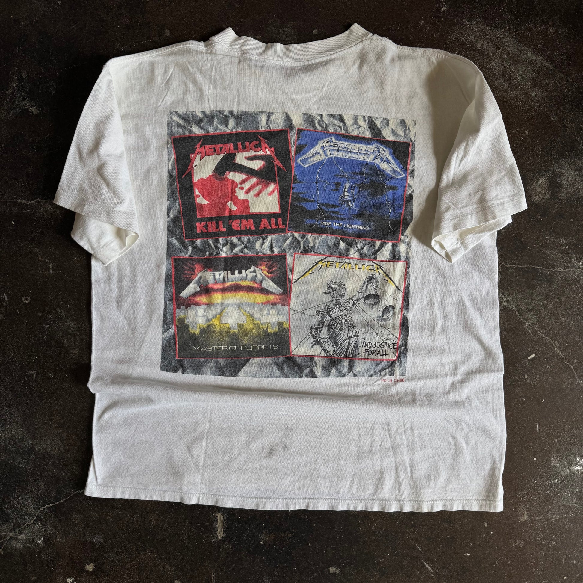 90’s Metallica Justice For All Album Cover Tee (XL)