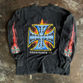 Y2K West Coast Choppers Flaming Emblem Longsleeve (L)
