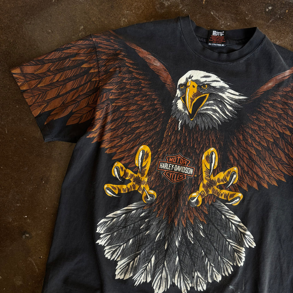 90’s Bald Eagle Harley AOP Tee (XL)