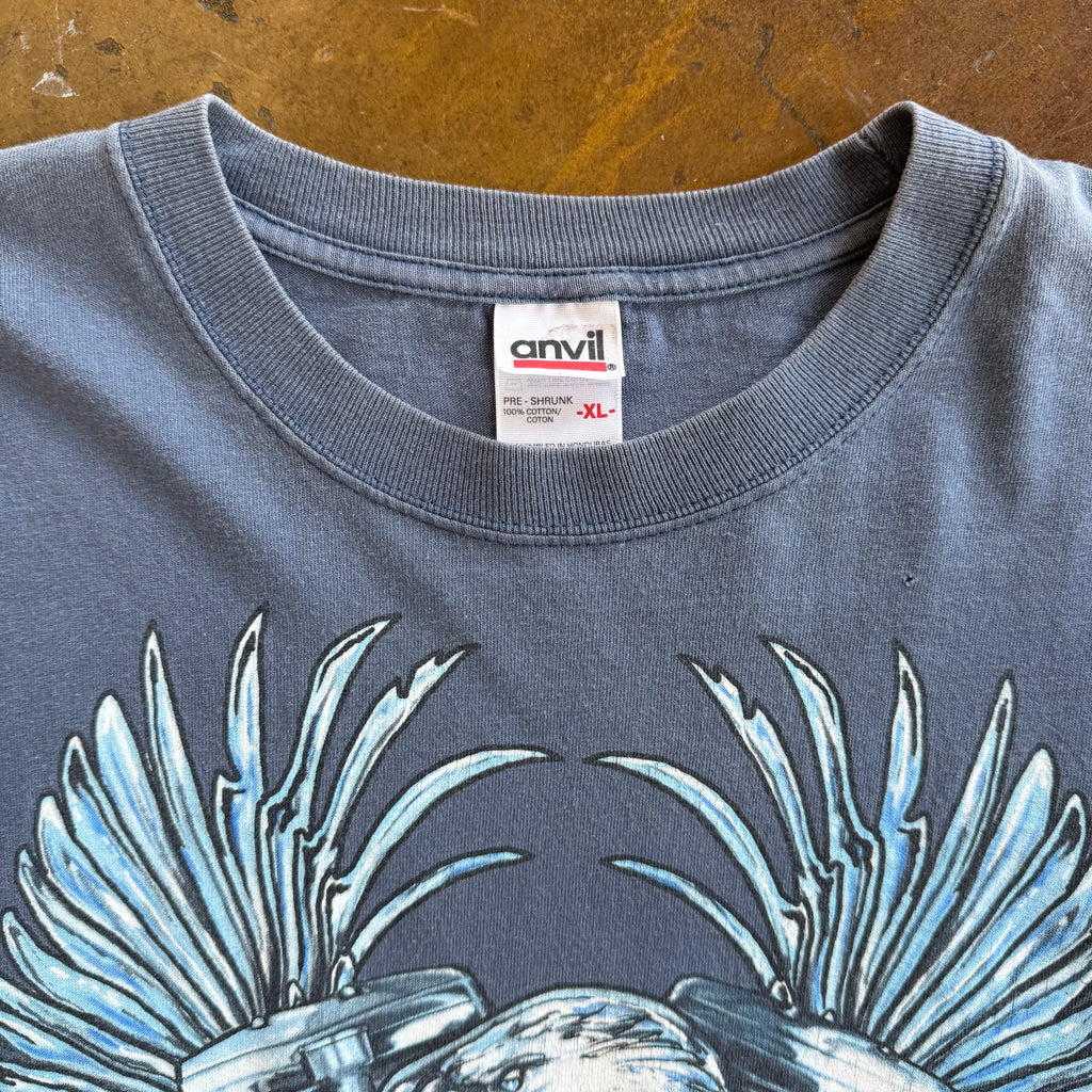 ‘03 Easyriders Blue Eagle Wing Longsleeve Tee (XL)