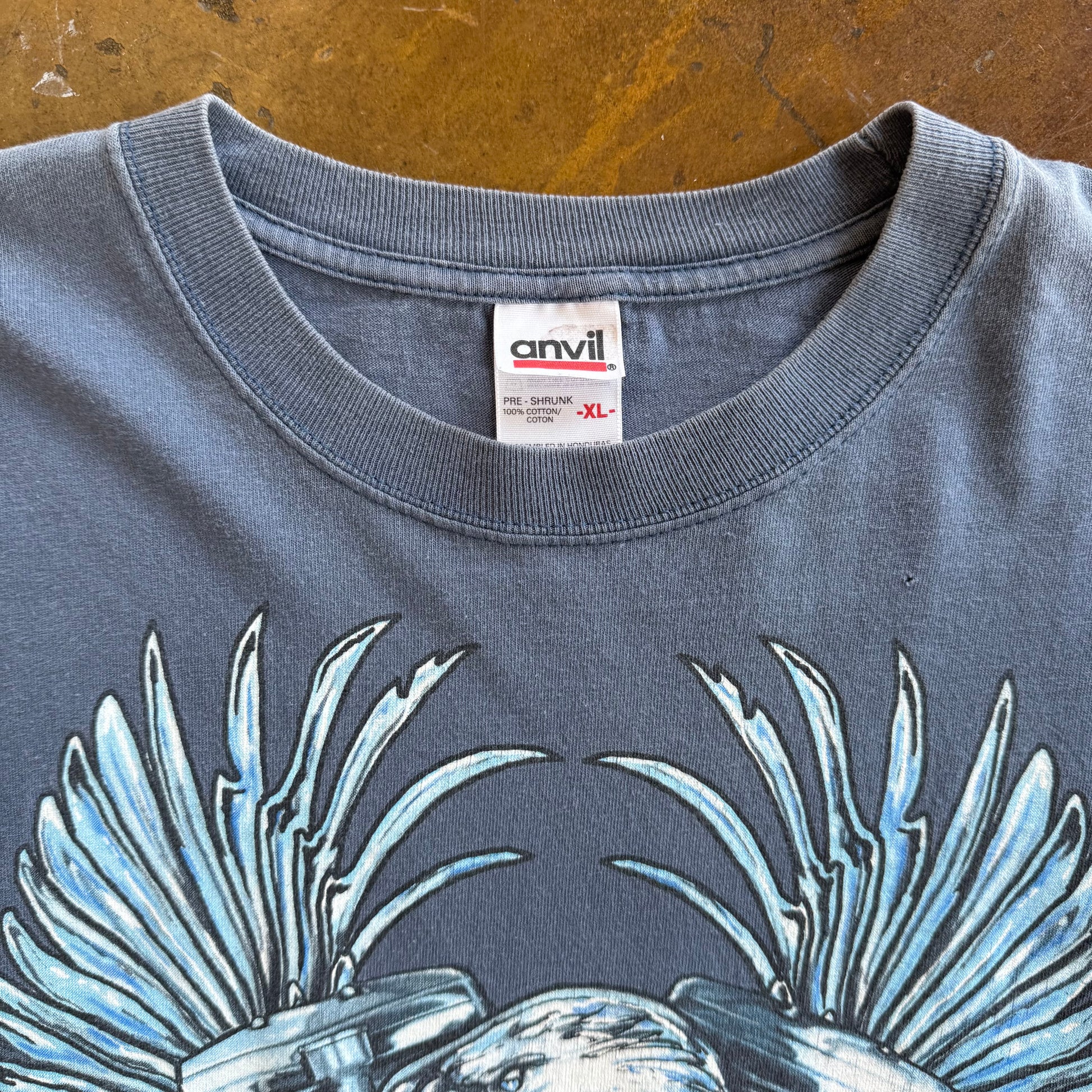 ‘03 Easyriders Blue Eagle Wing Longsleeve Tee (XL)