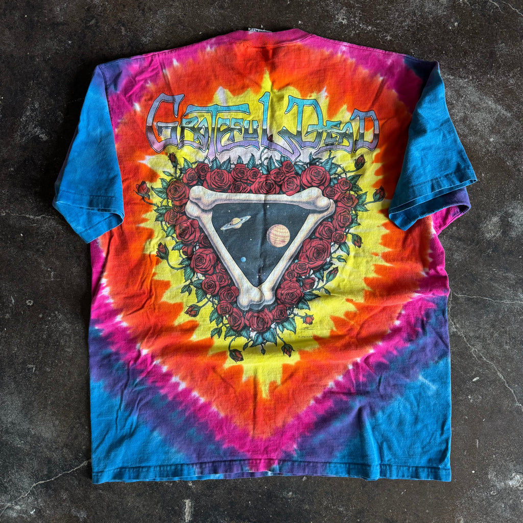 90’s Grateful Dead Space Your Face Tye Dye Band Tee (XL)