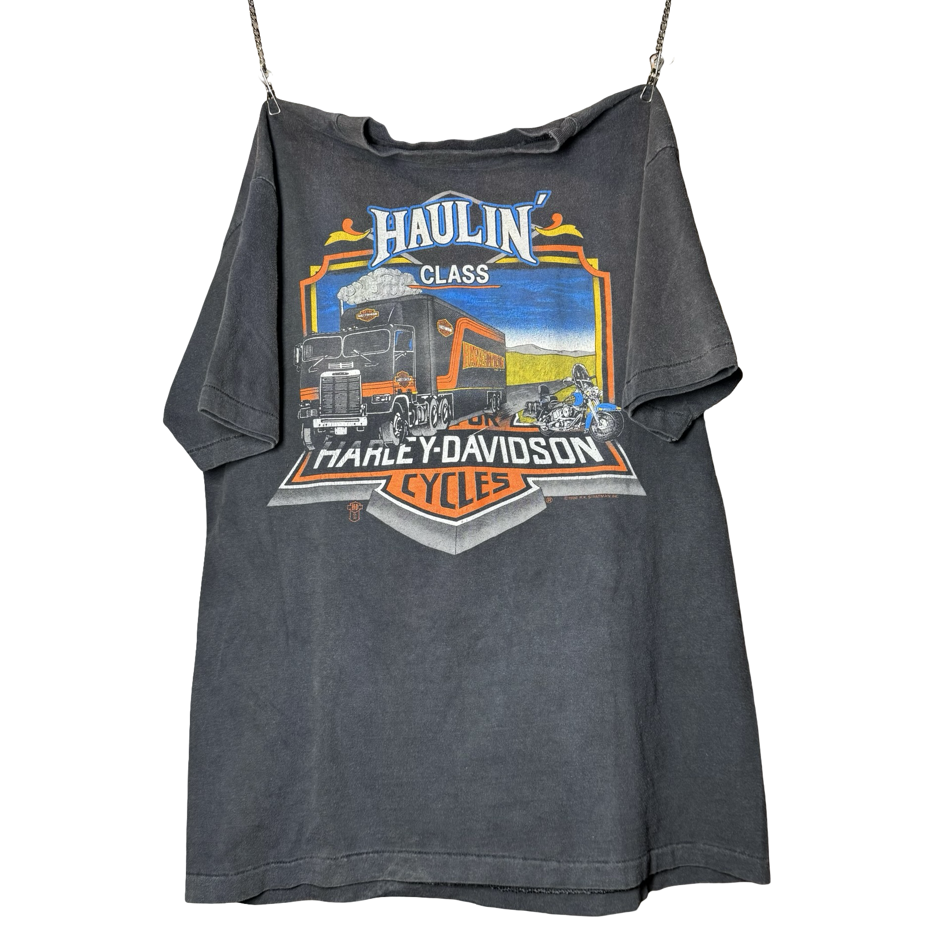 80’s Harley “Haulin’ Class” Tee Size L
