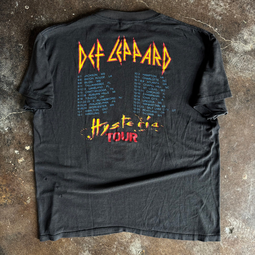 80’s Def Leppard Hysteria Tour Tee (L)