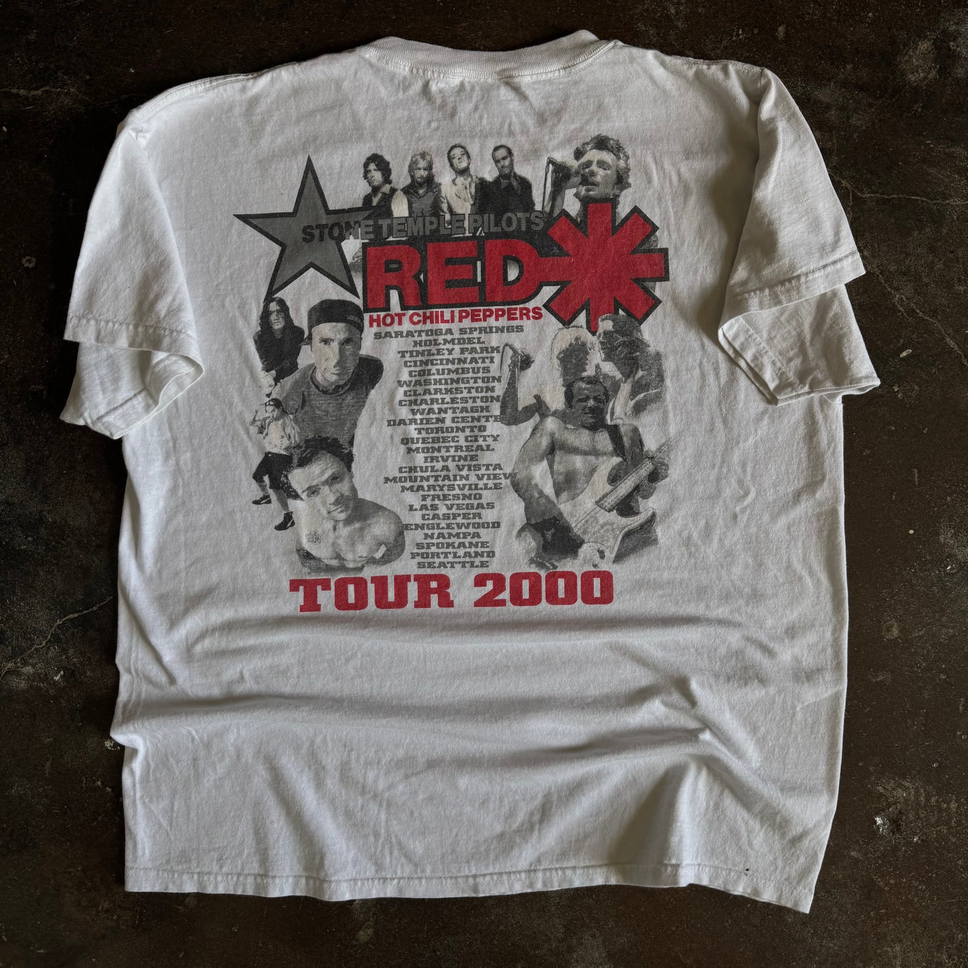 Y2K RHCP Stone Temple Pilots Bootleg Band Tee (XL)