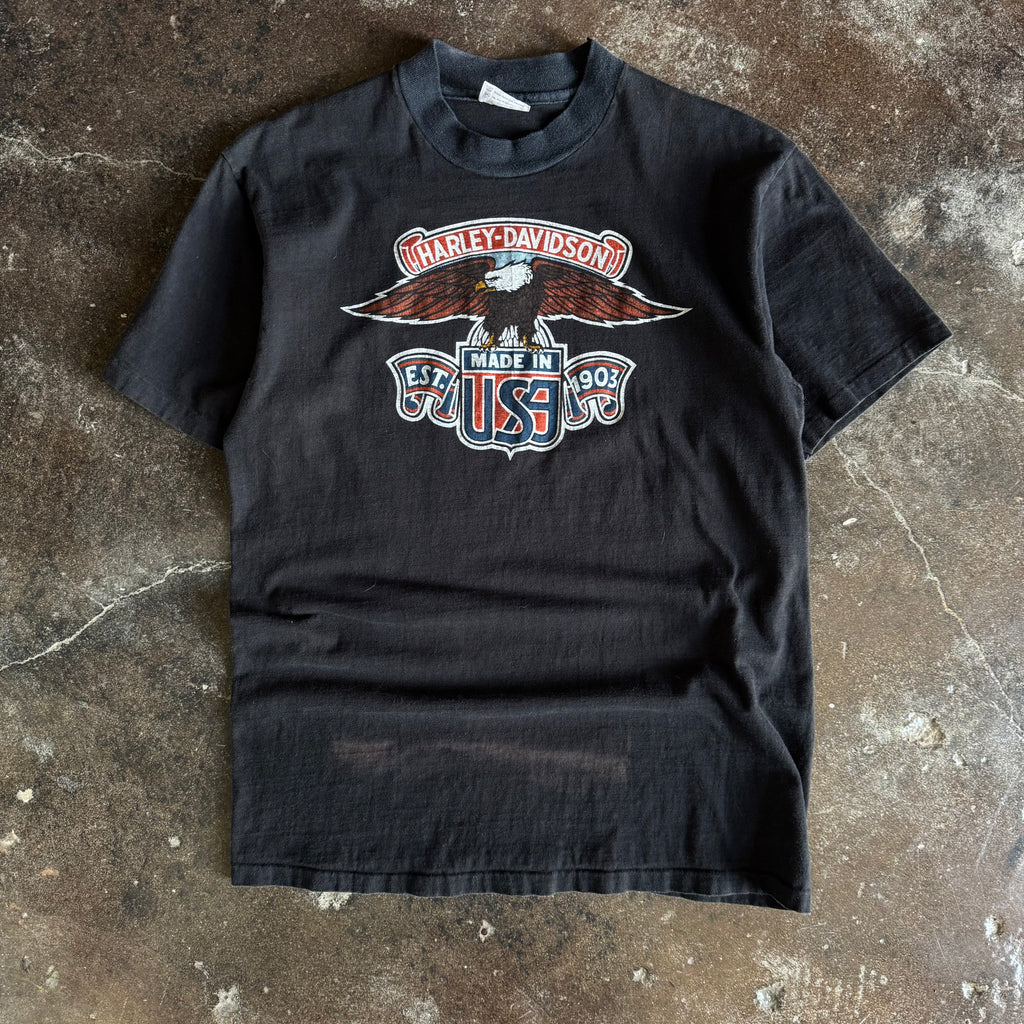 80’s Harley Davidson Est. Eagle OKC Tee (L)
