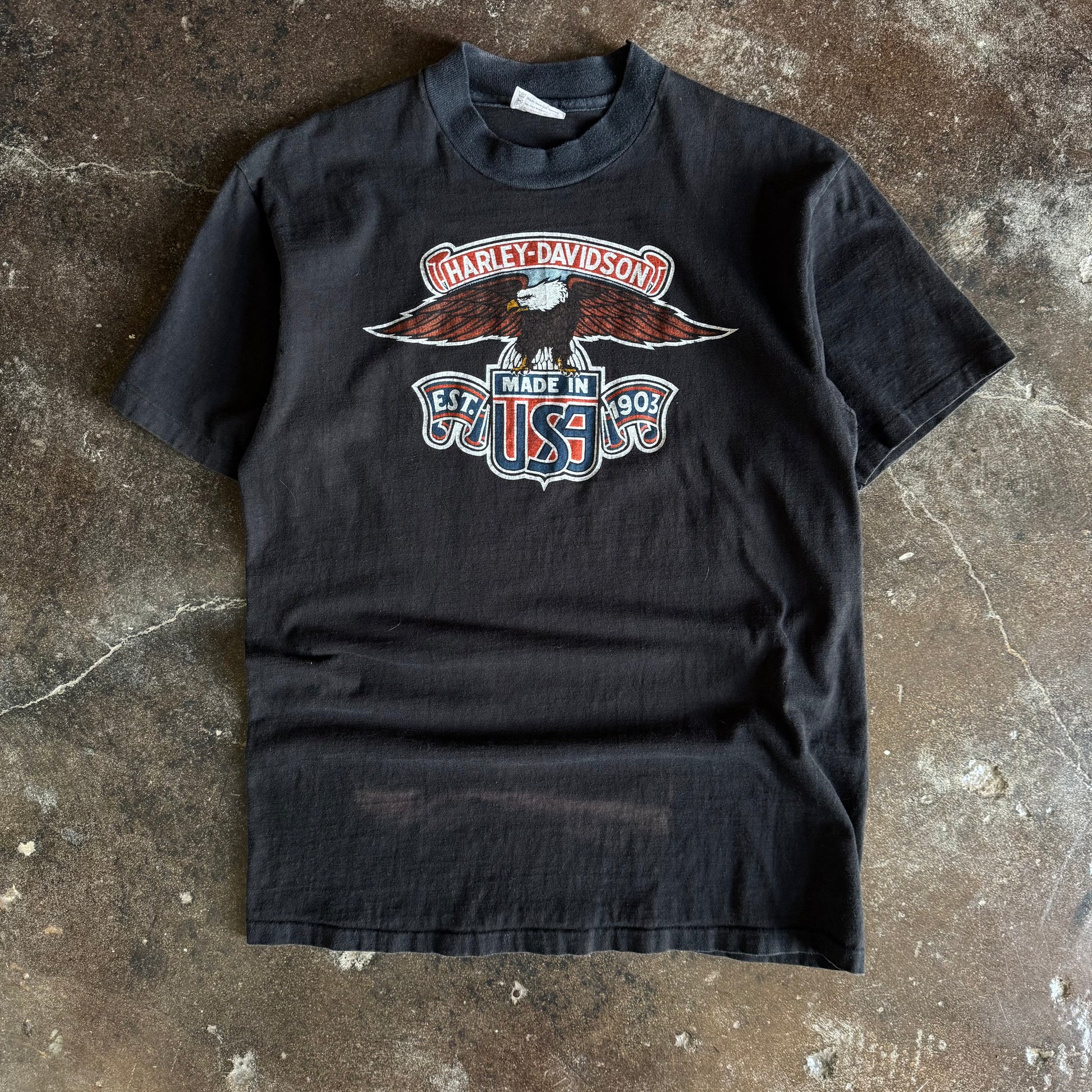 80’s Harley Davidson Est. Eagle OKC Tee (L)