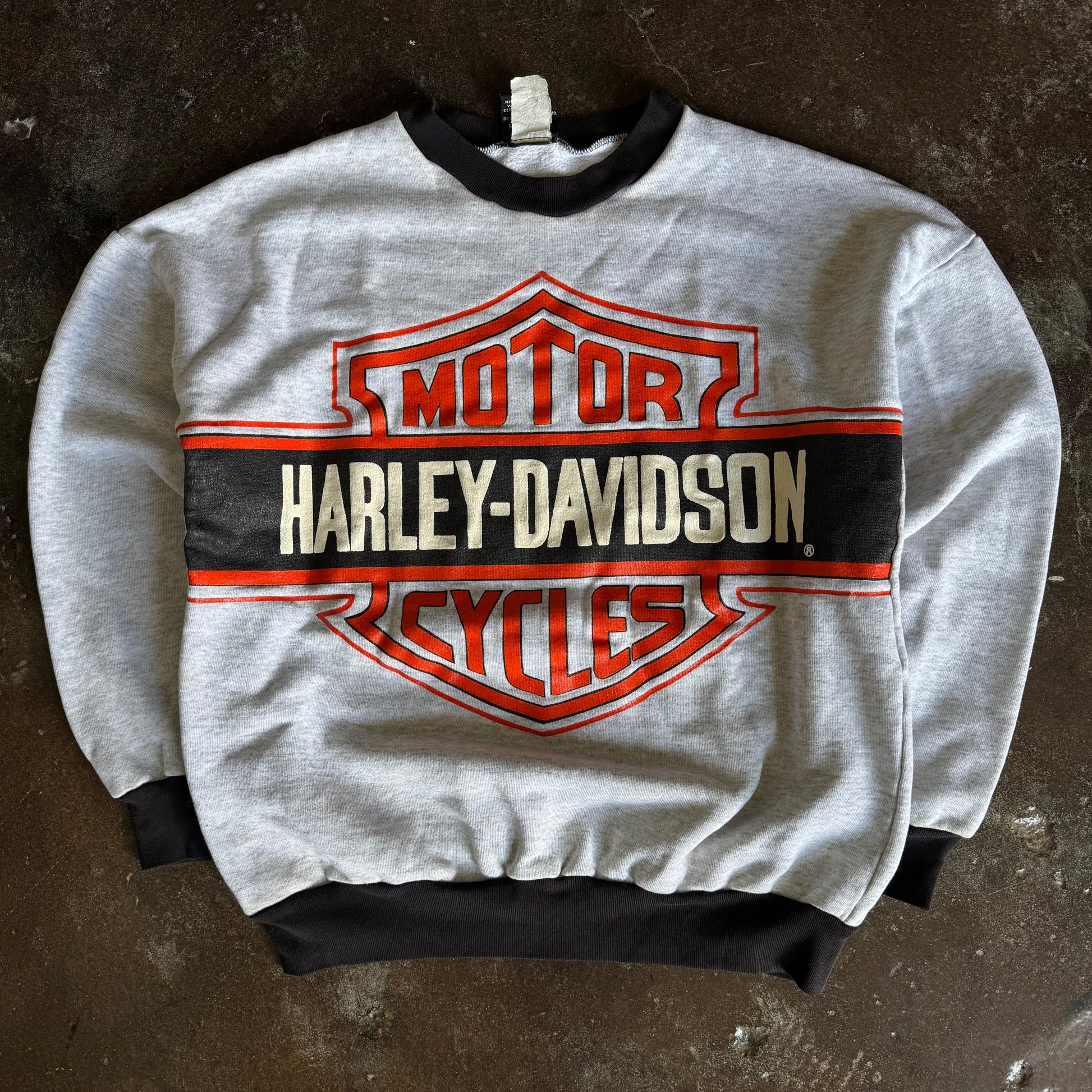 80’s Harley Davidson Big Emblem Sweatshirt (XL)