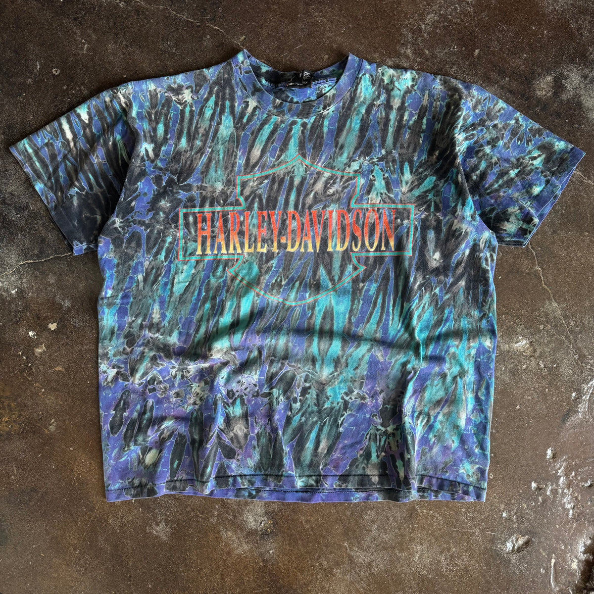 90’s Maverick Harley Tye Dye Tee (XL)