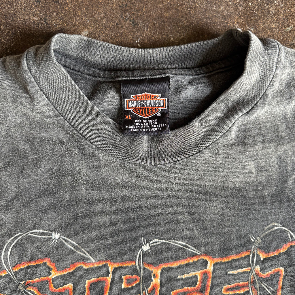 90’s Harley Street Tough Sun Faded Barbwire Tee (XL)