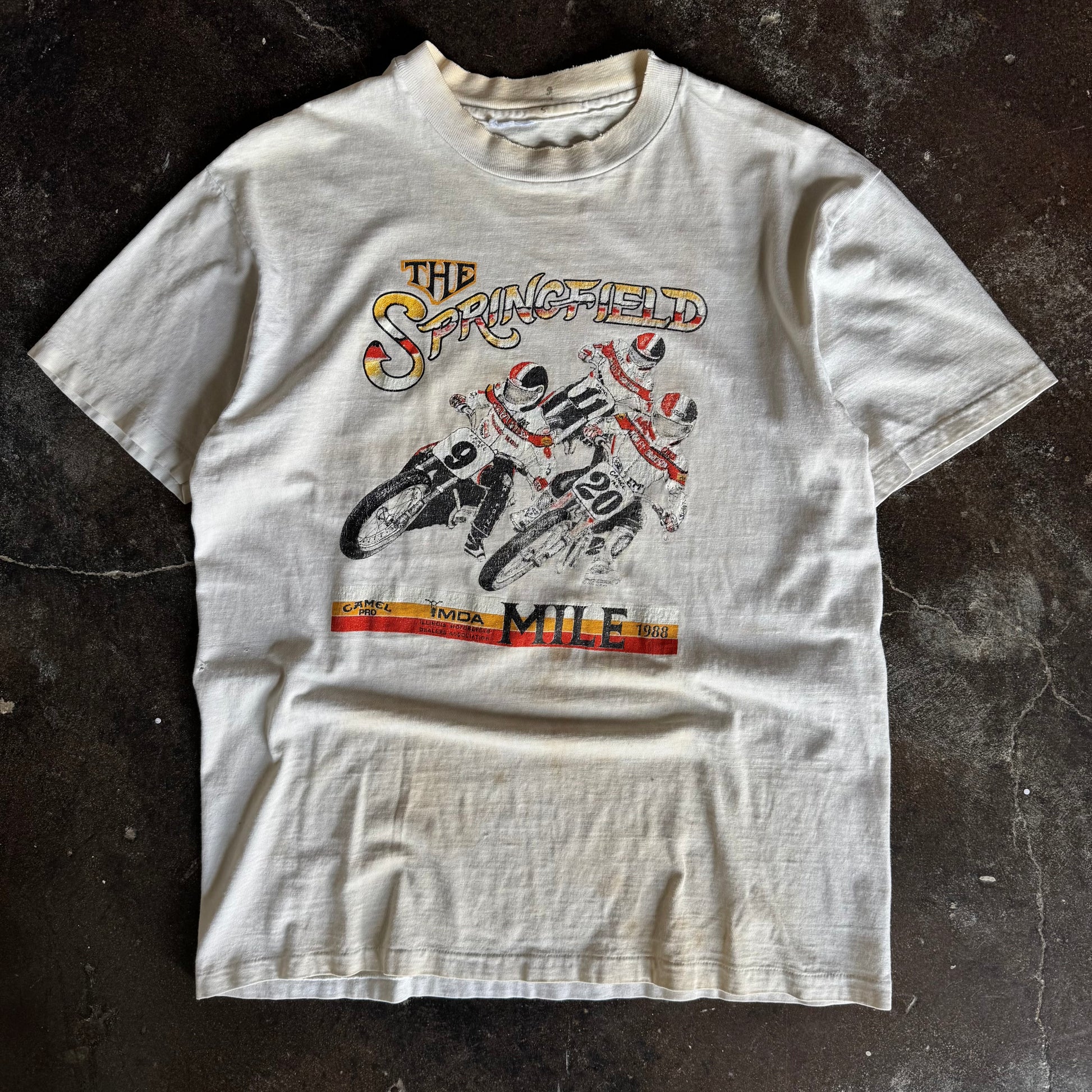 80’s Springfield Mile Harley Racing Tee (L)