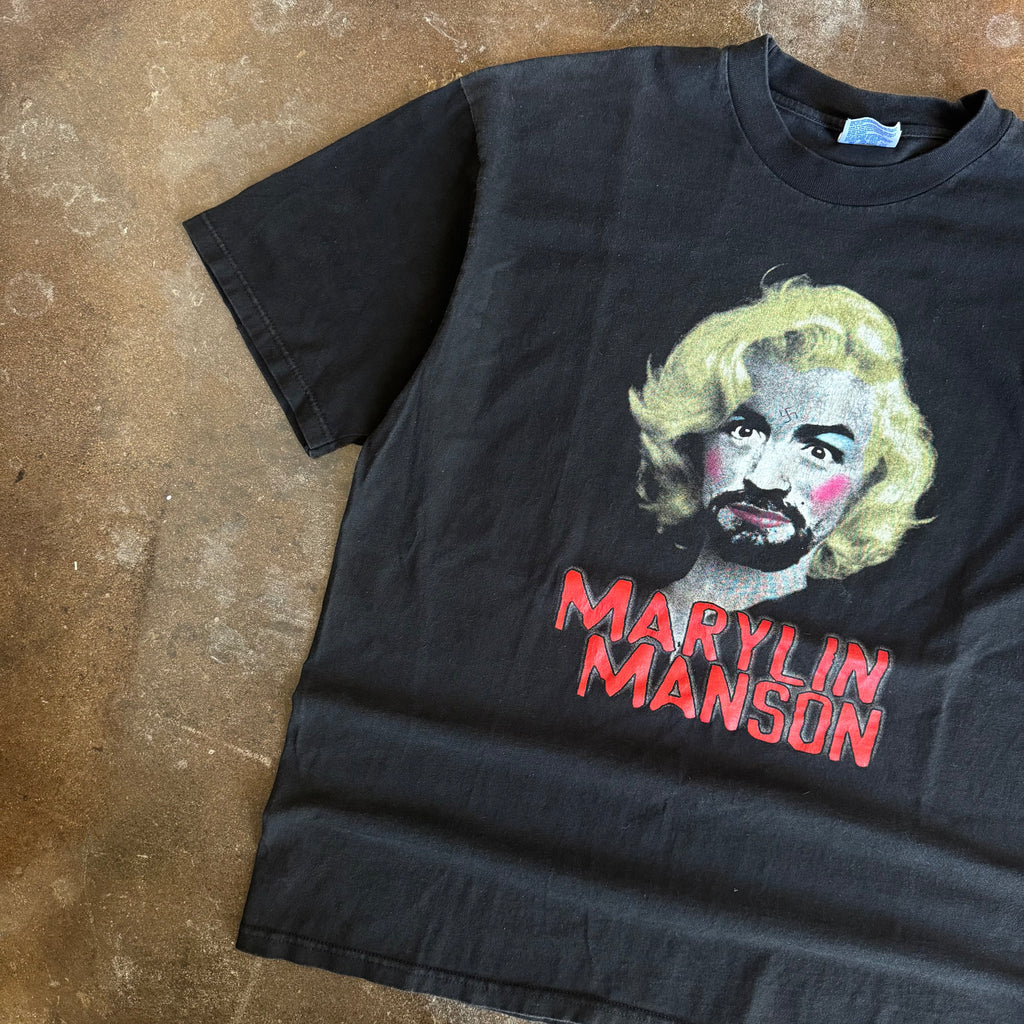 90’s Marylin Manson Charles Manson Tee (XL)