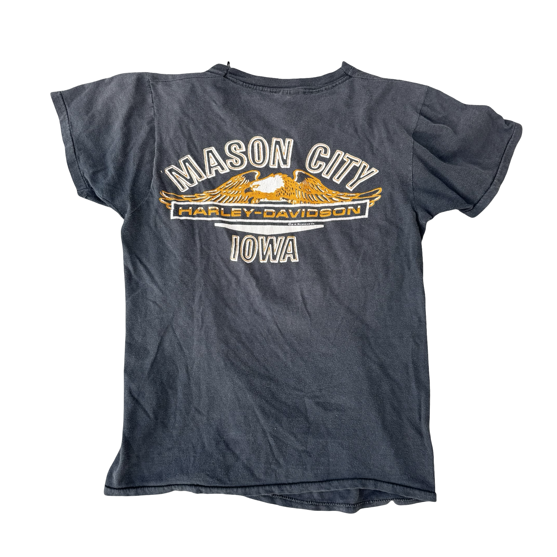 80’s Harley Bat Skull Brotherhood Tee Size M