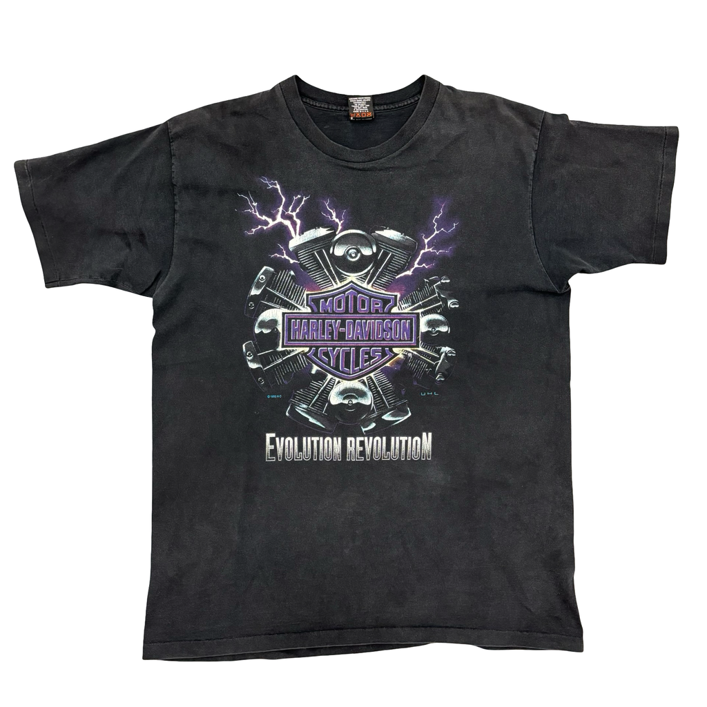 90’s Harley Evolution Revolution Lightning Tee Size XL