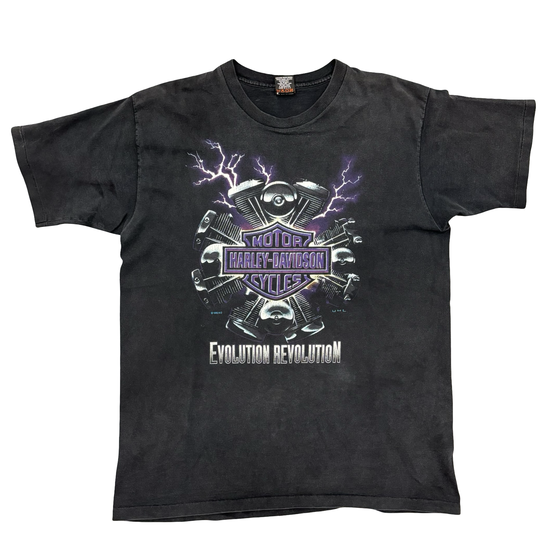 90’s Harley Evolution Revolution Lightning Tee Size XL