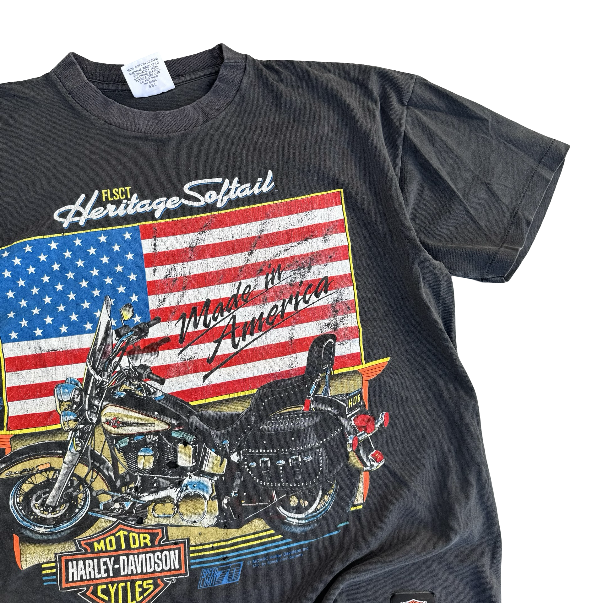 90’s Harley Heritage Softail USA Tee Size L