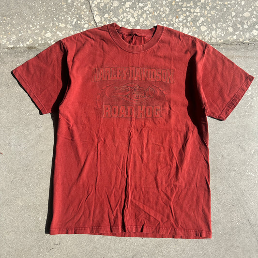 Y2K Harley Cowboy & Hog Tee (Minimal-Wear)