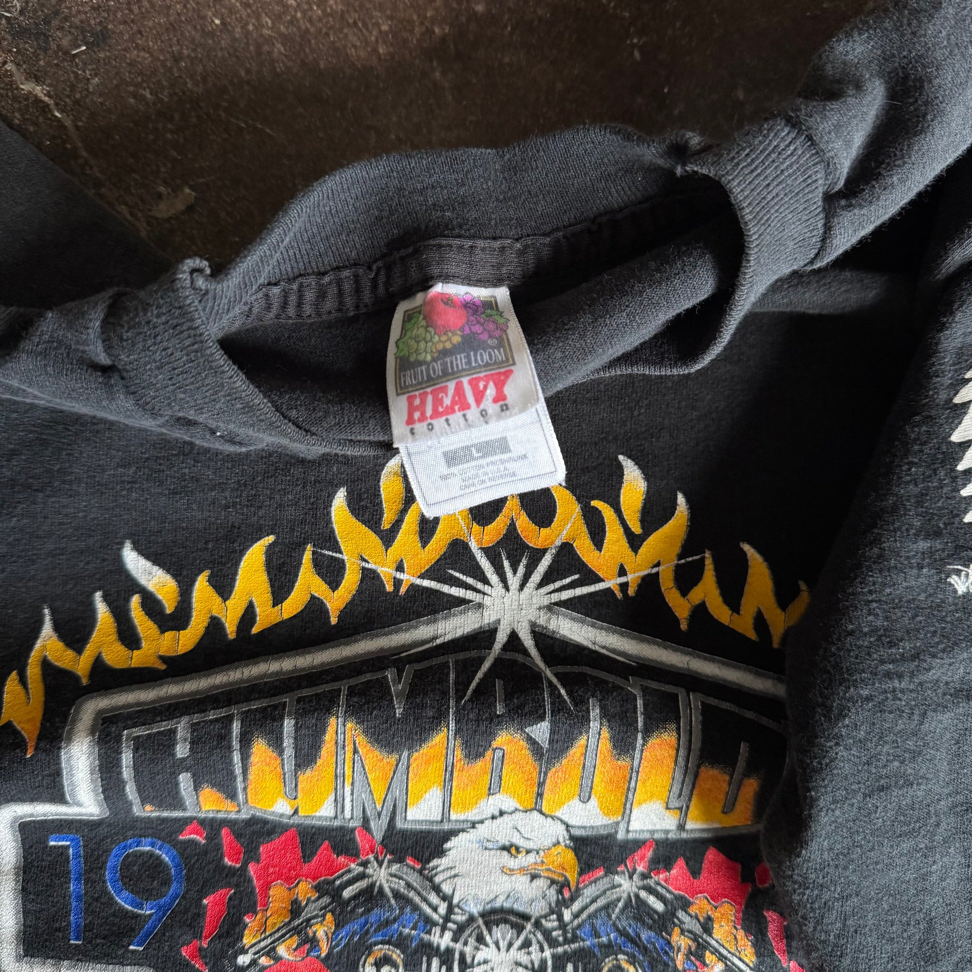 90’s Cycle Rally Flame Tee (L)