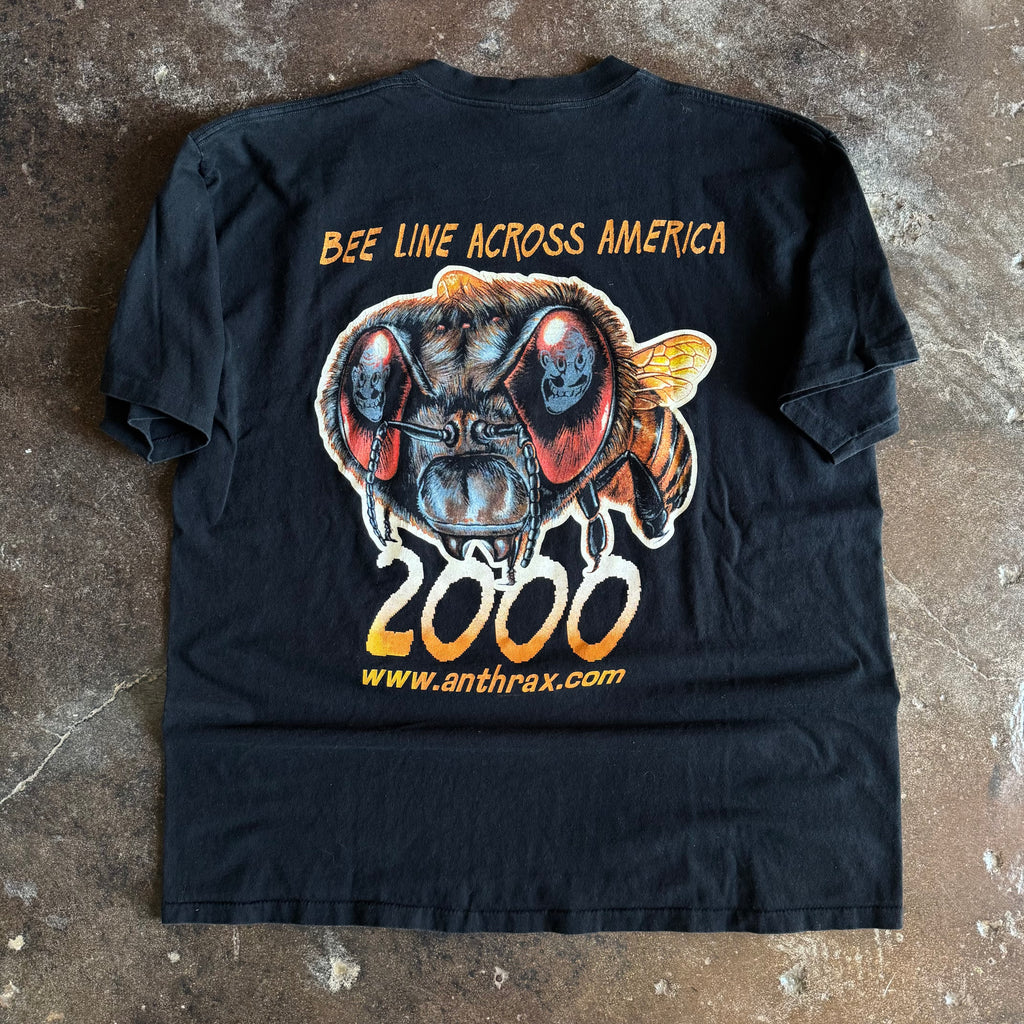 ‘00 Anthrax Bee Line Band Tee (XL)