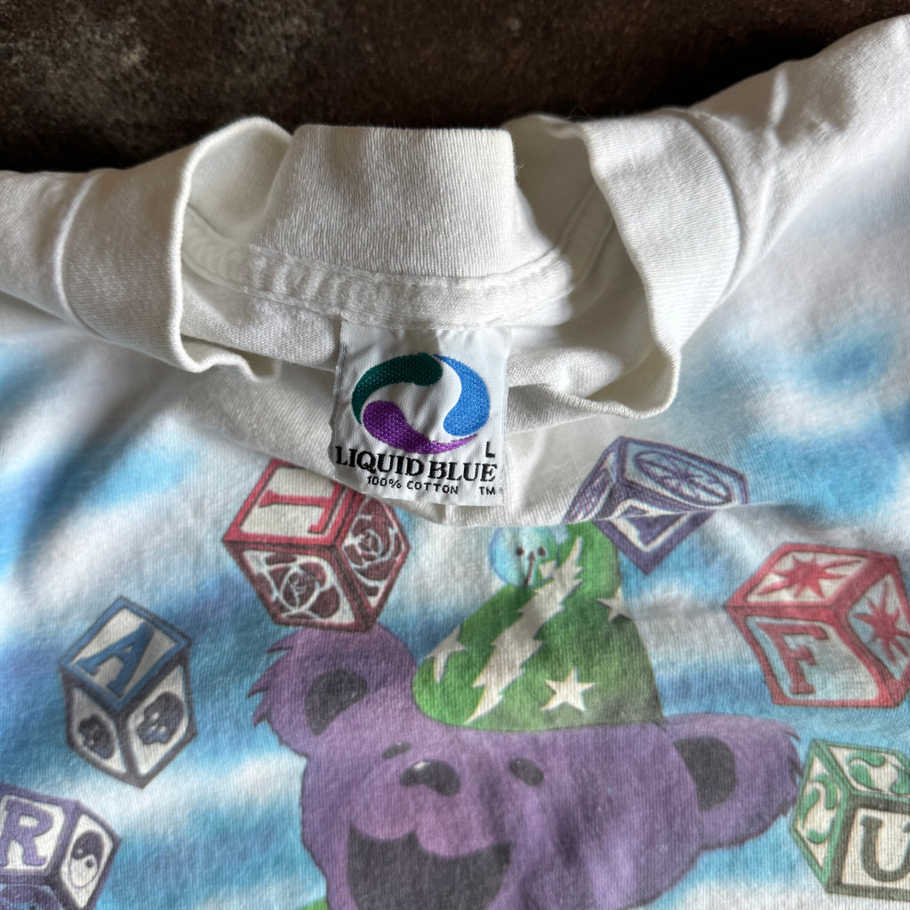 90’s Grateful Dead Circus Bear Tye Dye Band Tee (L)