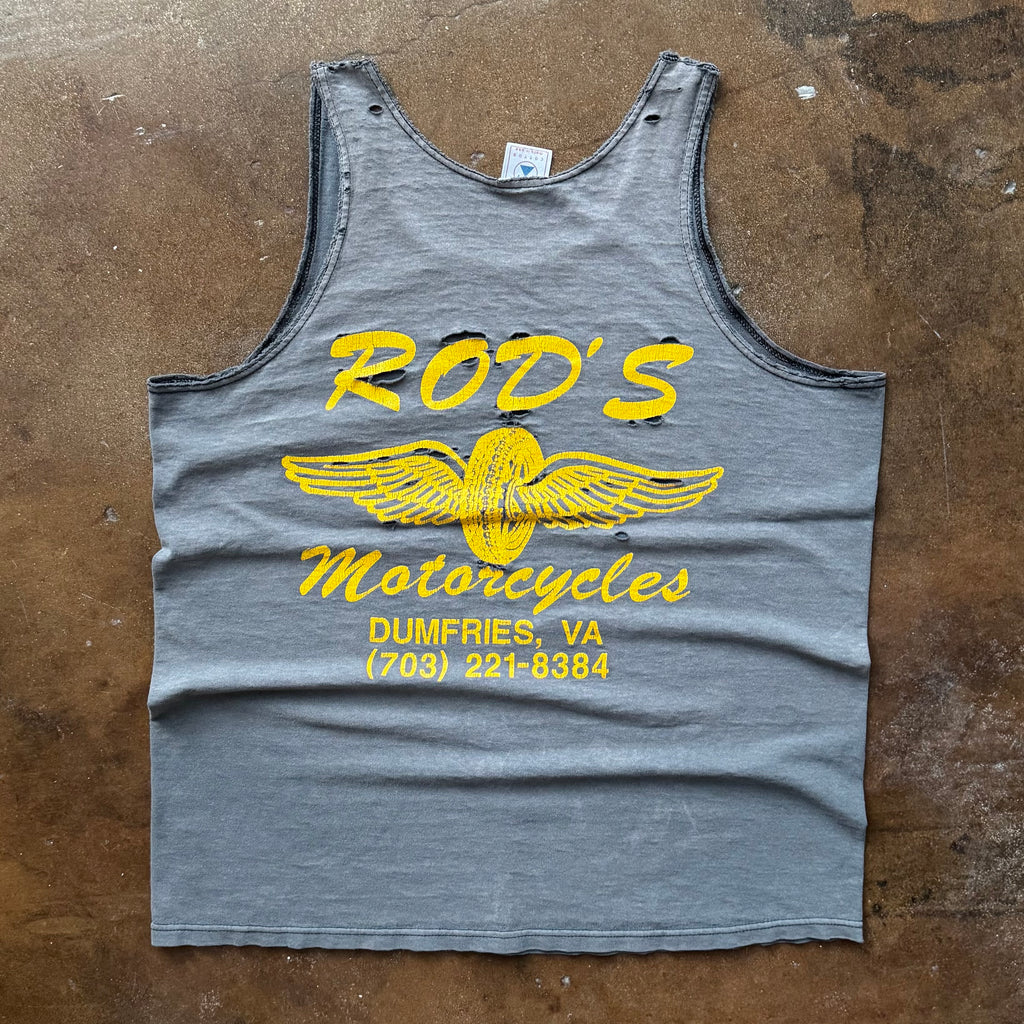 90’s Motorcycle Engine Sun Faded Tank Top (L)