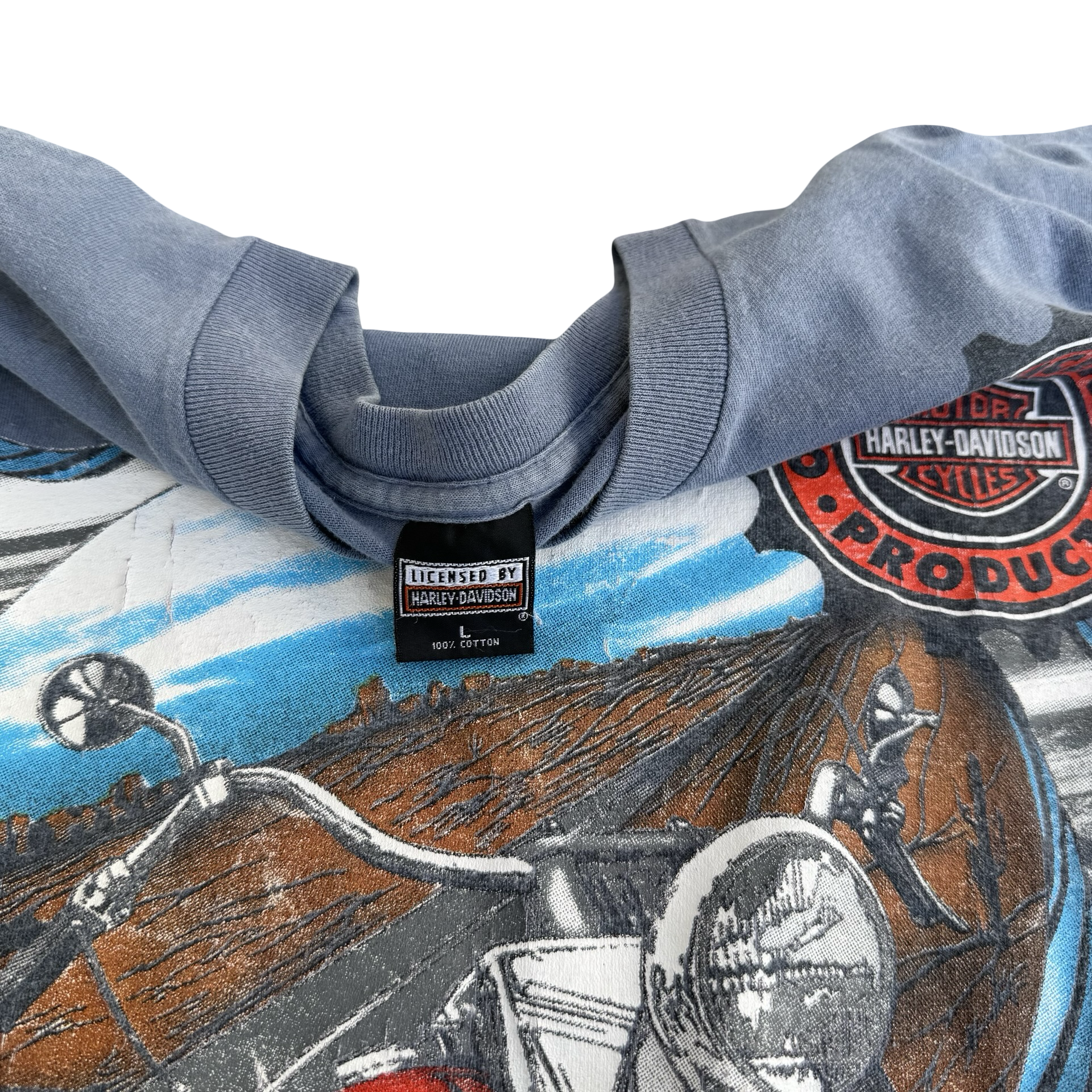 90’s Harley Davidson Gear AOP Tee Size L