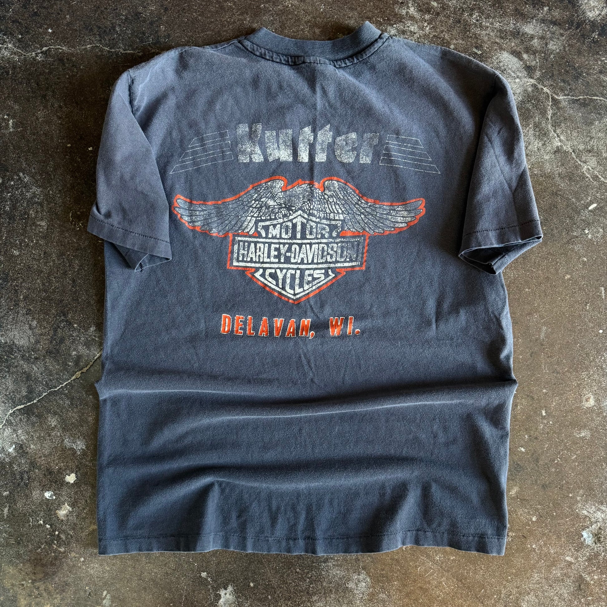 80’s Harley Boss Biker Eagle Tee (L)