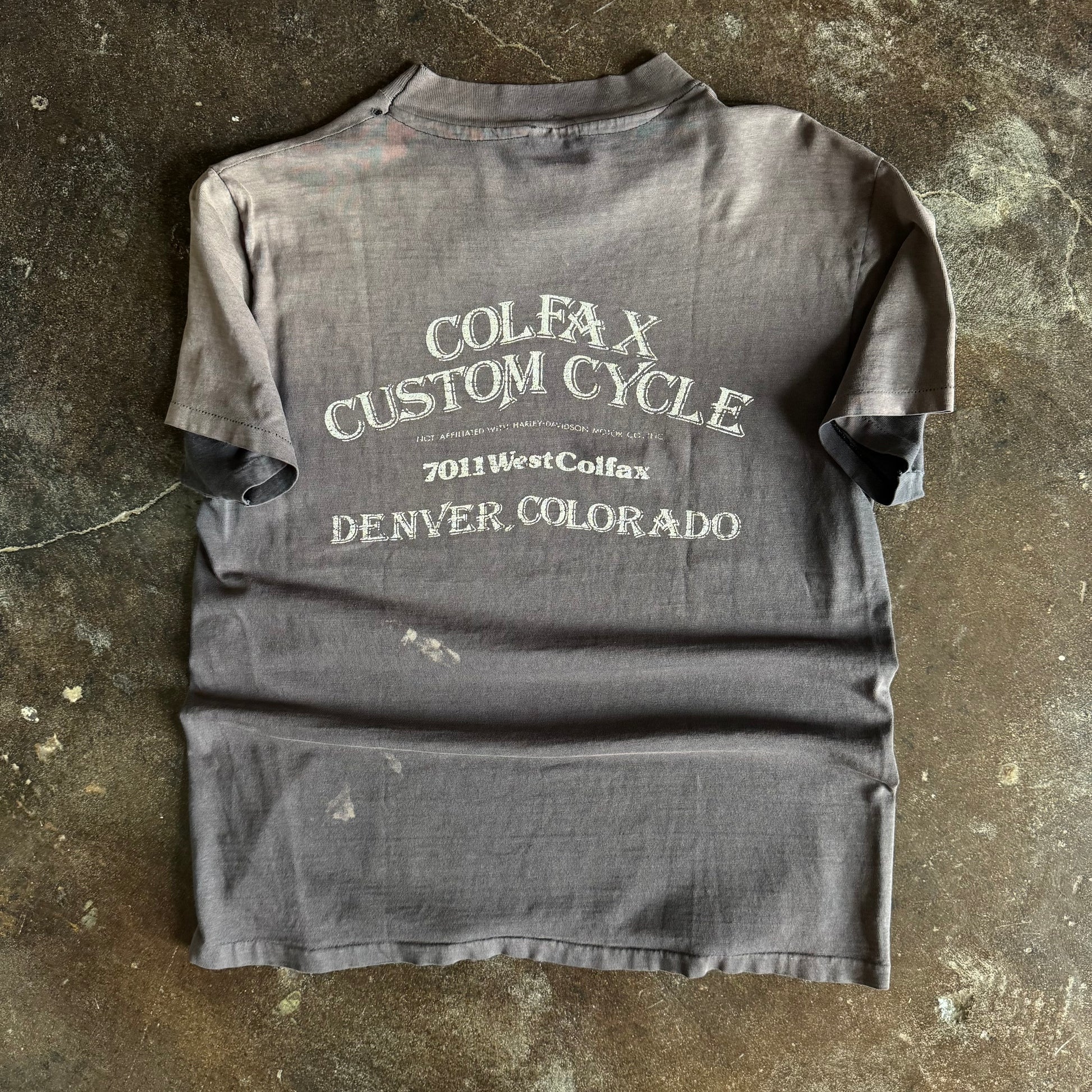 80’s Harley “For the People” Eagle Sun Faded Tee (L)