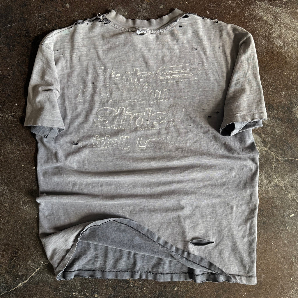 80’s Harley “Here’s the Beef” Thrashed & Faded Tee (L)