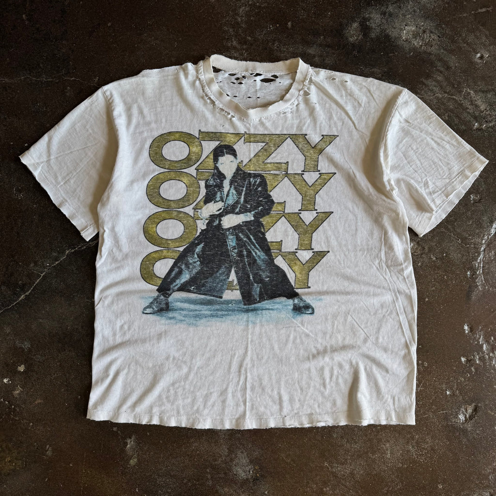 90’s Ozzy Osbourne Distressed/Thrashed Tour Tee (XL)