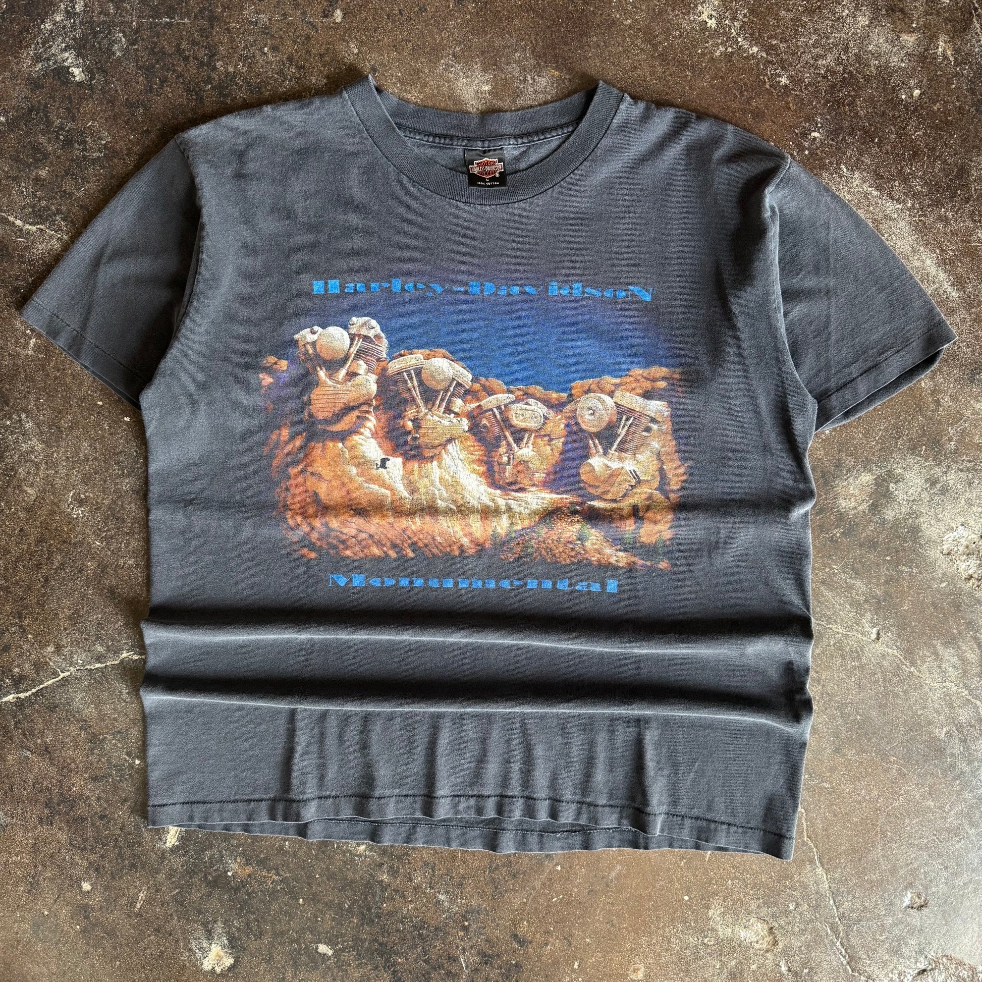 90’s Harley “Monumental” Sun Faded Tee (XL/XXL)