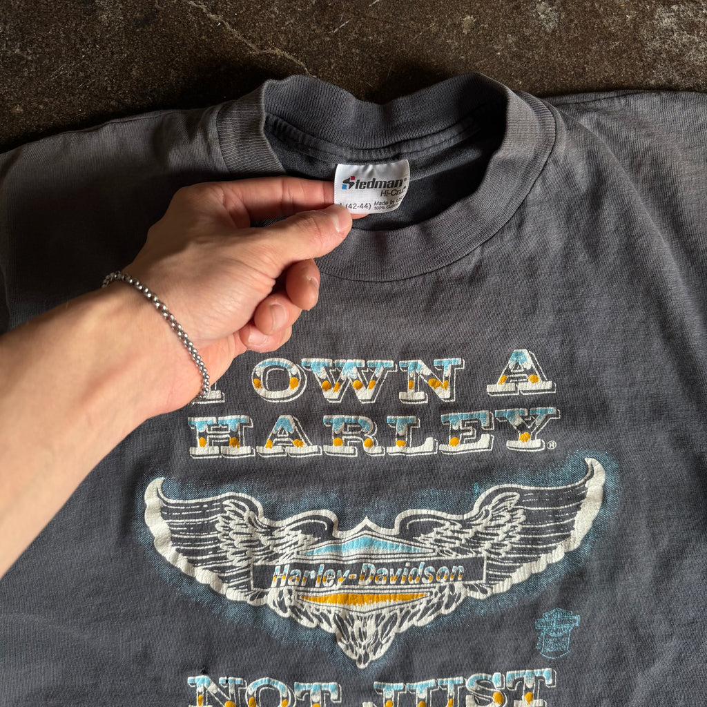 80’s Harley “Not Just A T-Shirt” Sun Faded Miami Tee (L)