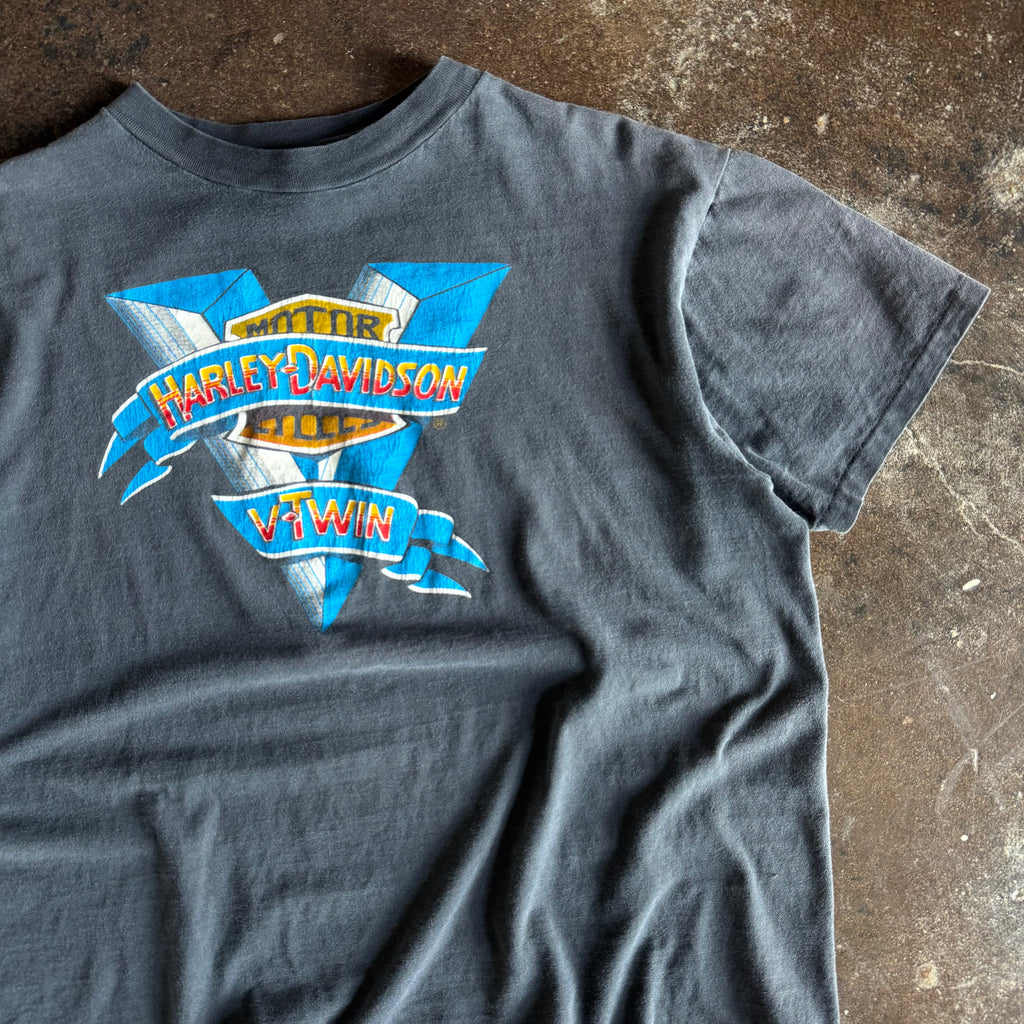 80’s Harley V-Twin Sun Faded Tee (XL)