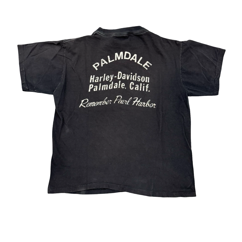 80’s Harley Davidson “Remember Pearl Harbor” Eagle Tee Size XL