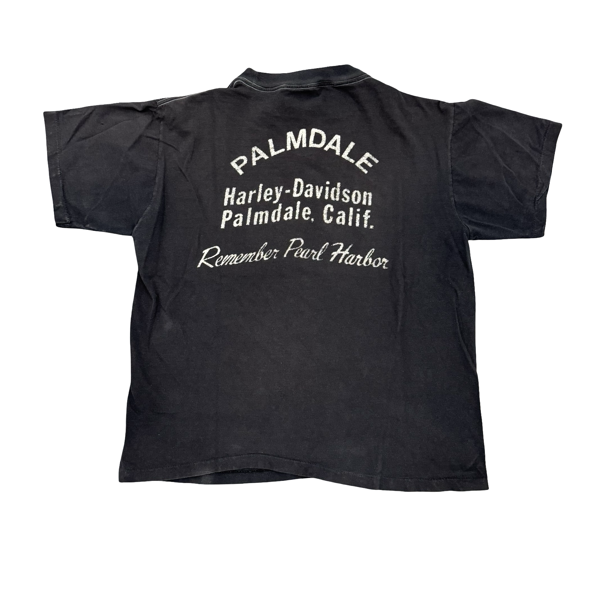 80’s Harley Davidson “Remember Pearl Harbor” Eagle Tee Size XL