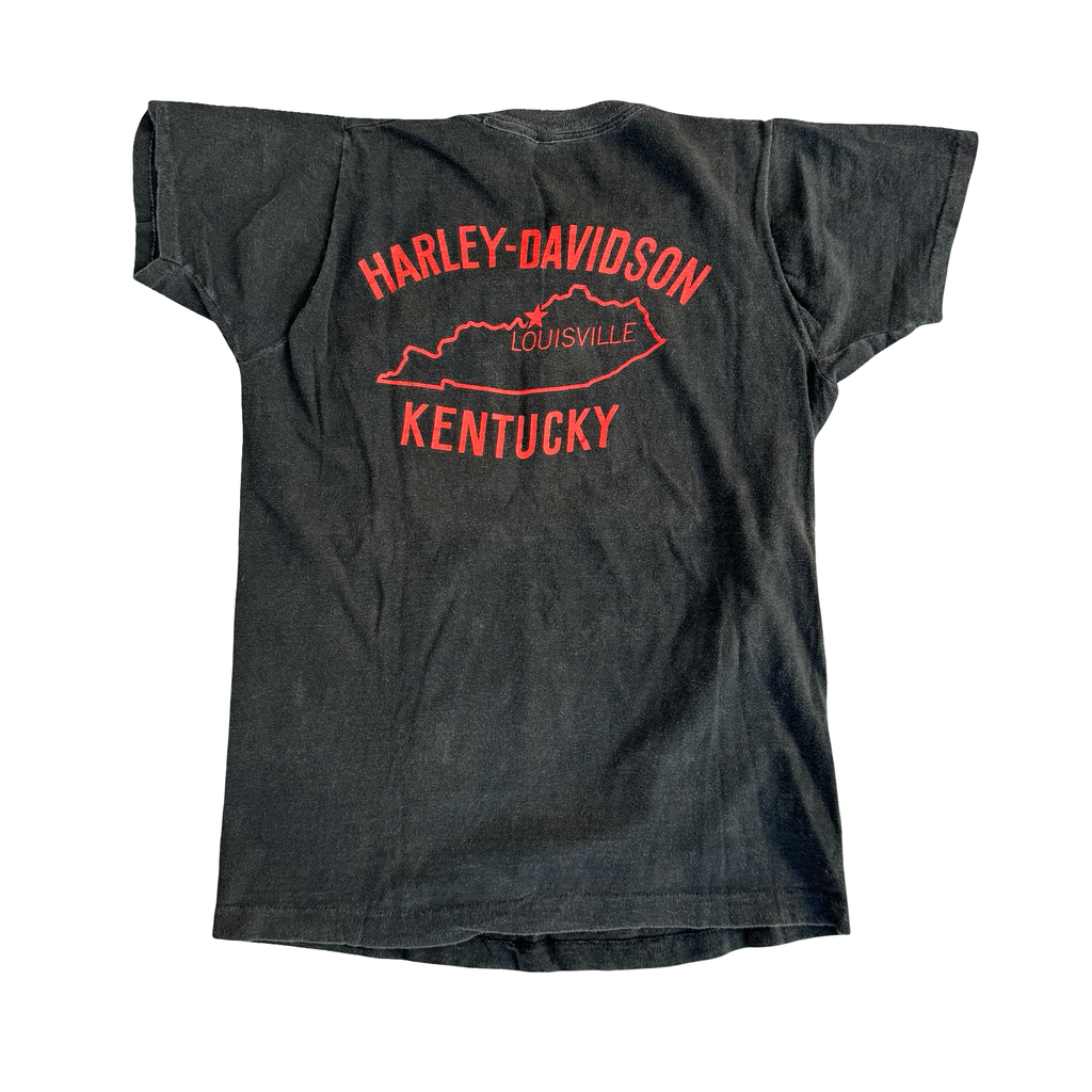 80’s Harley Banner Emblem Tee Size L