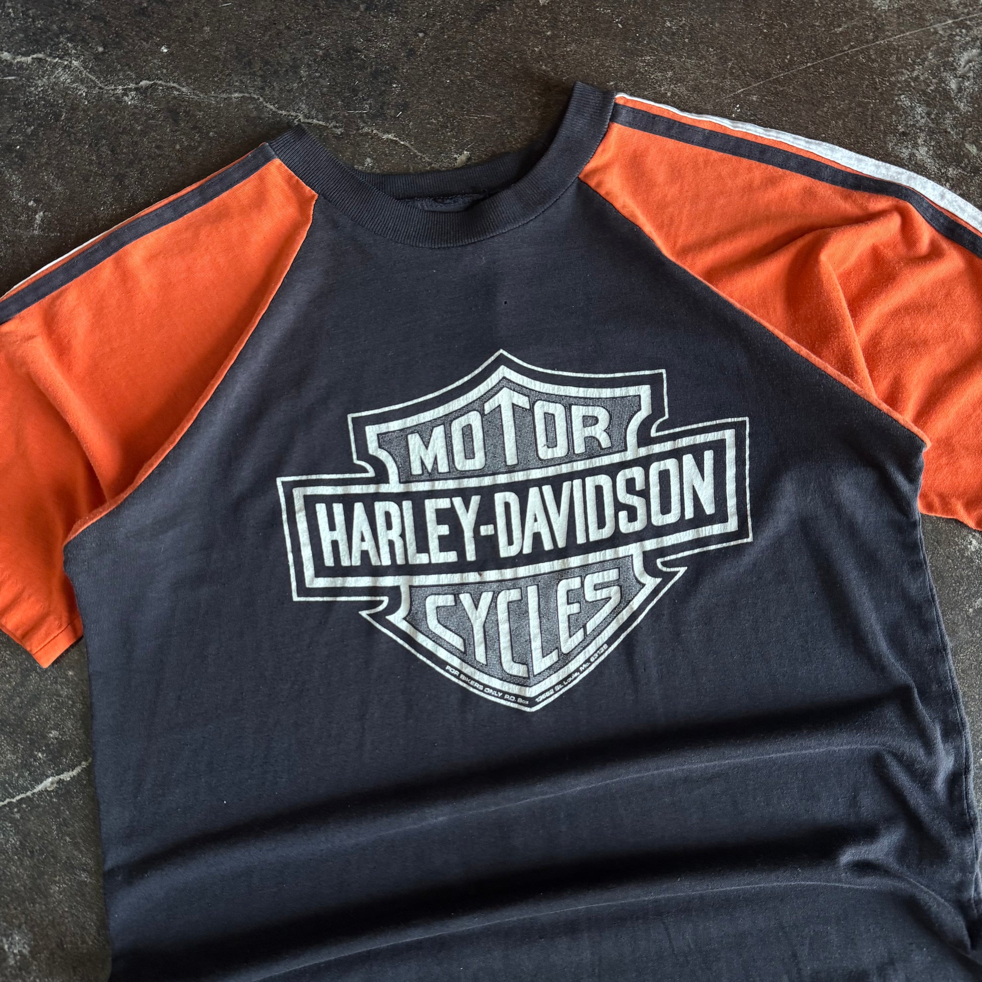 80’s Harley “Bikers Only” Racing Jersey Tee (L)