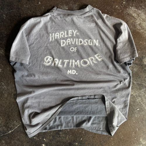 80’s Harley Baltimore Sun Faded Eagle Tee (XL)