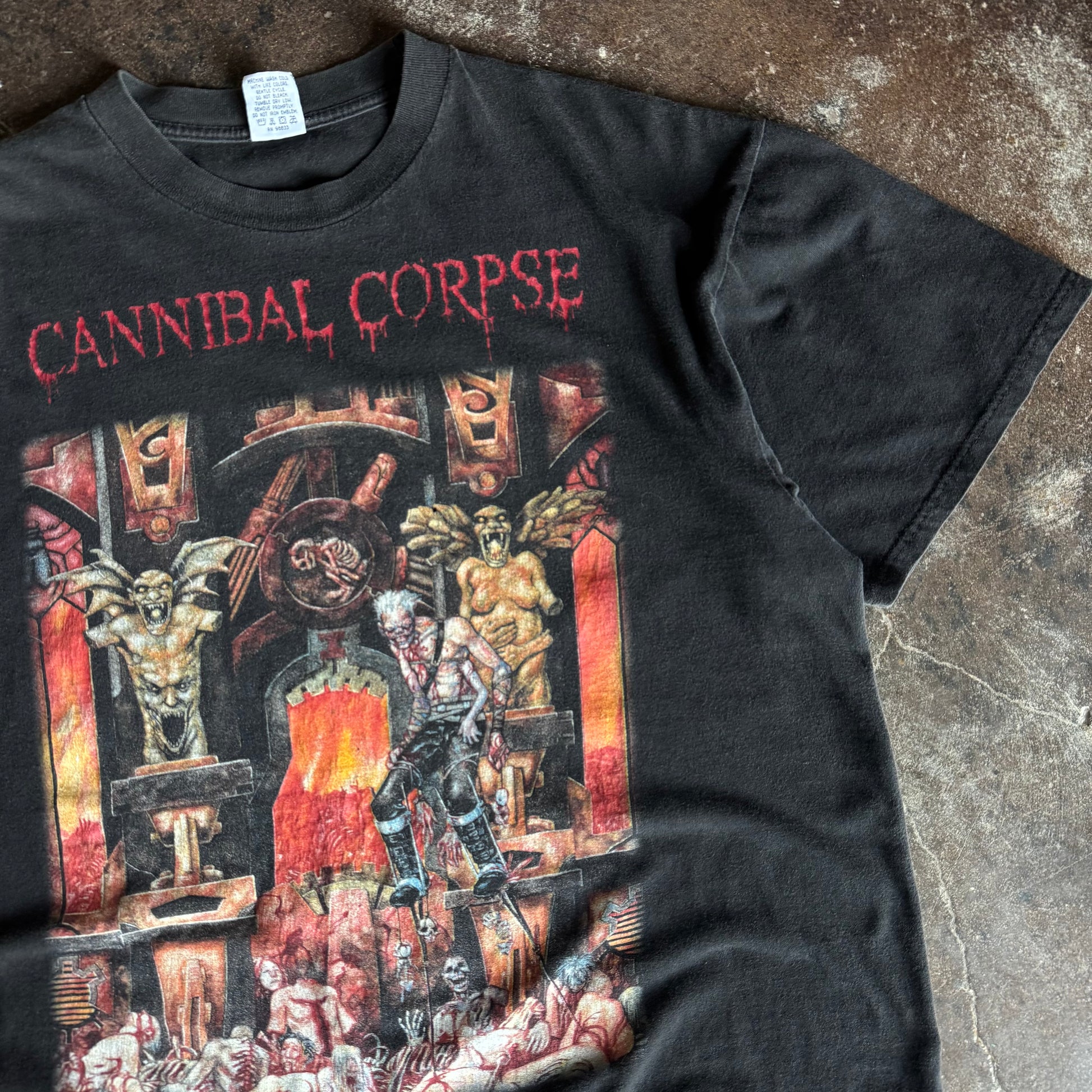 Y2K Cannibal Corpse Spring Neckbreak Band Tee (XL)