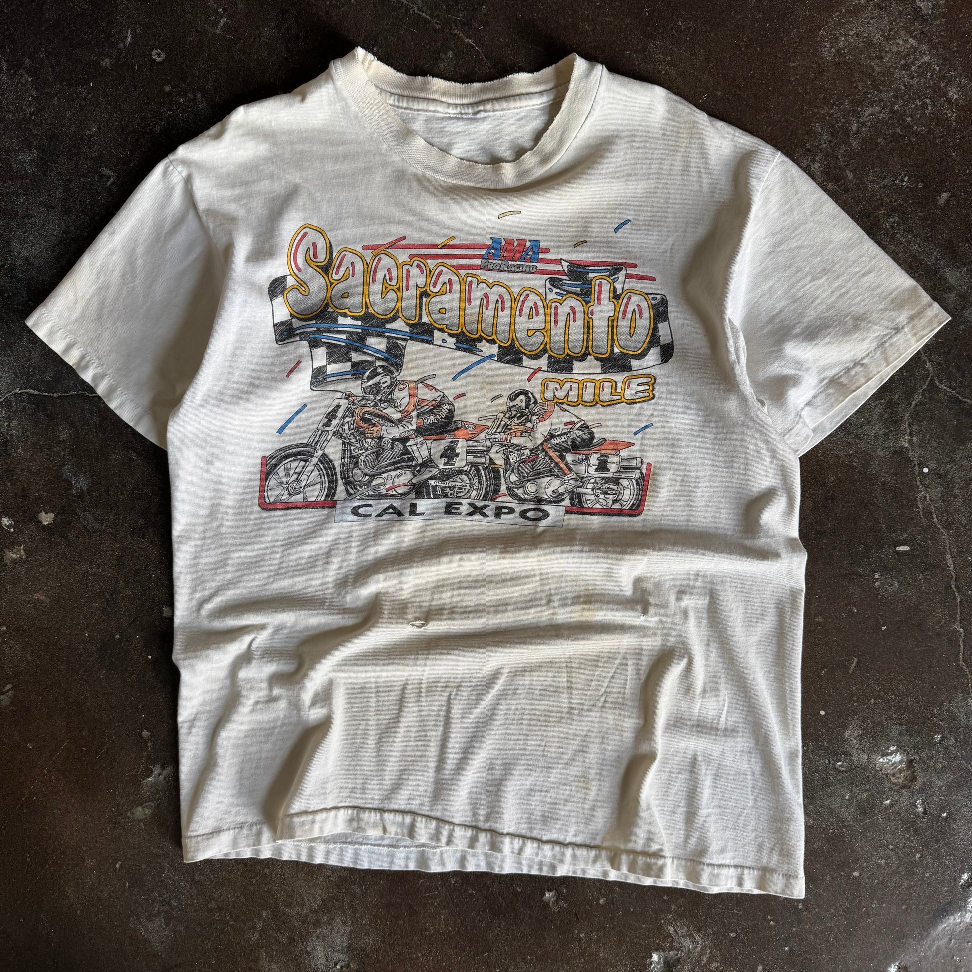 80’s Harley Racing AMA Sacramento Mile Tee (L)