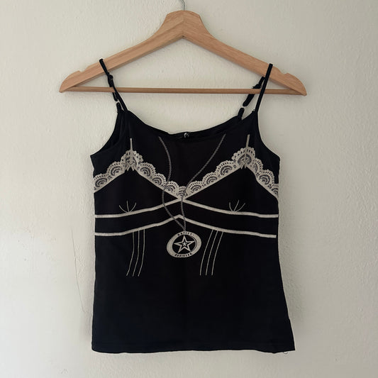 Women’s Harley Davidson Tank Top Dogtag Size S