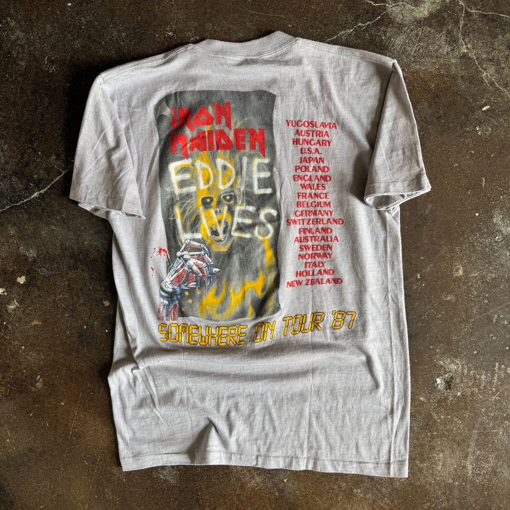 80’s Iron Maiden Eddie Lives Band Tour Tee (M)