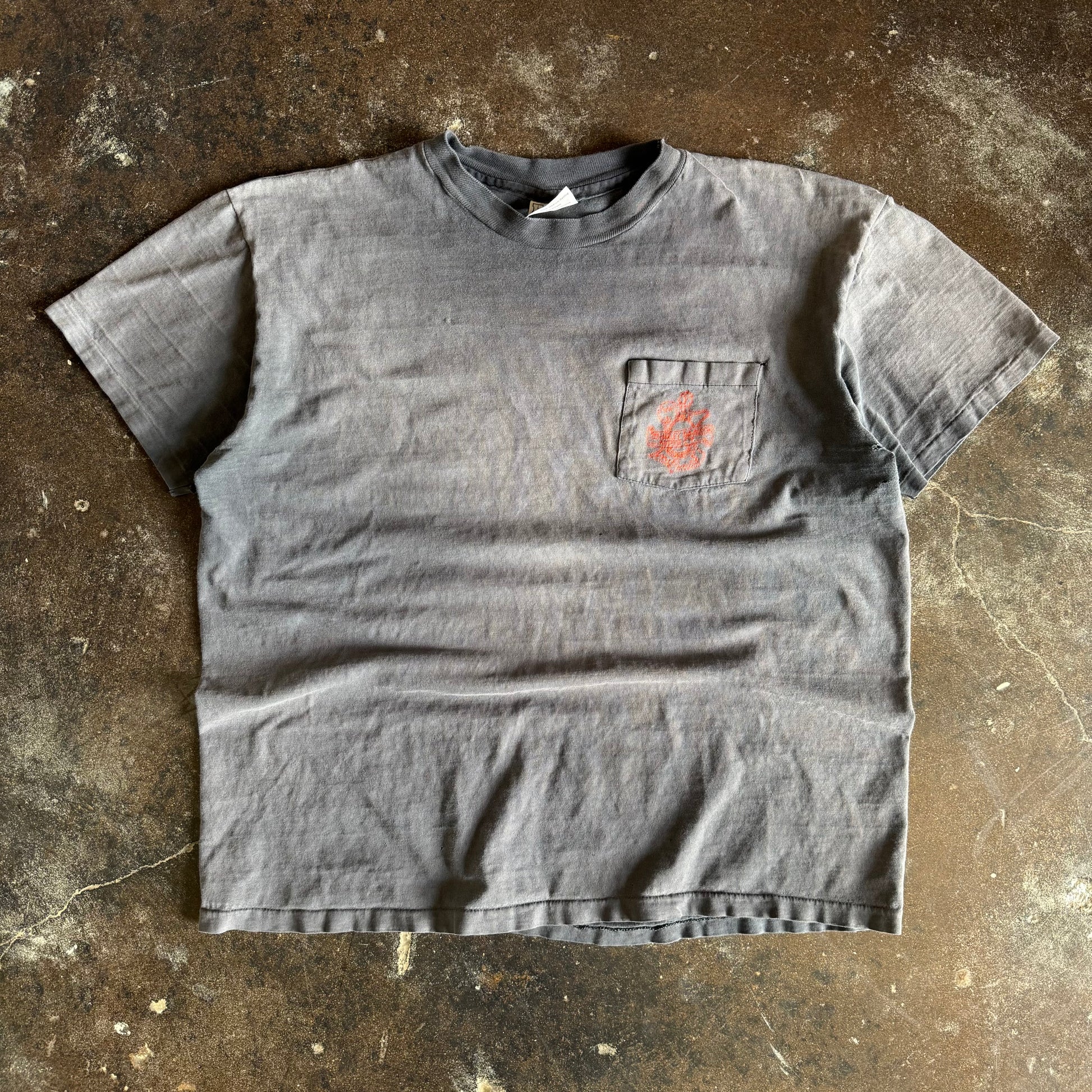 80’s Harley Emblem Detroit Faded Pocket Tee (XL)