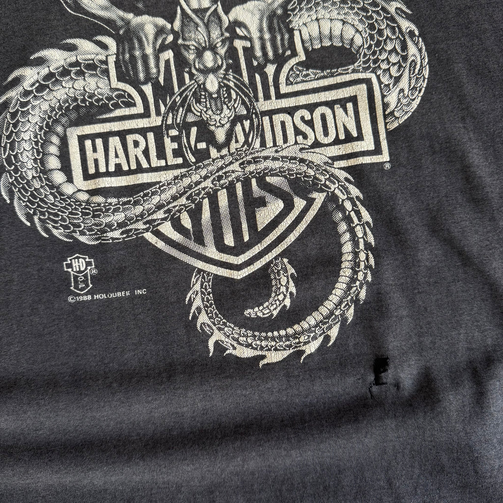 80’s Harley Gargoyle Emblem Tee (L)