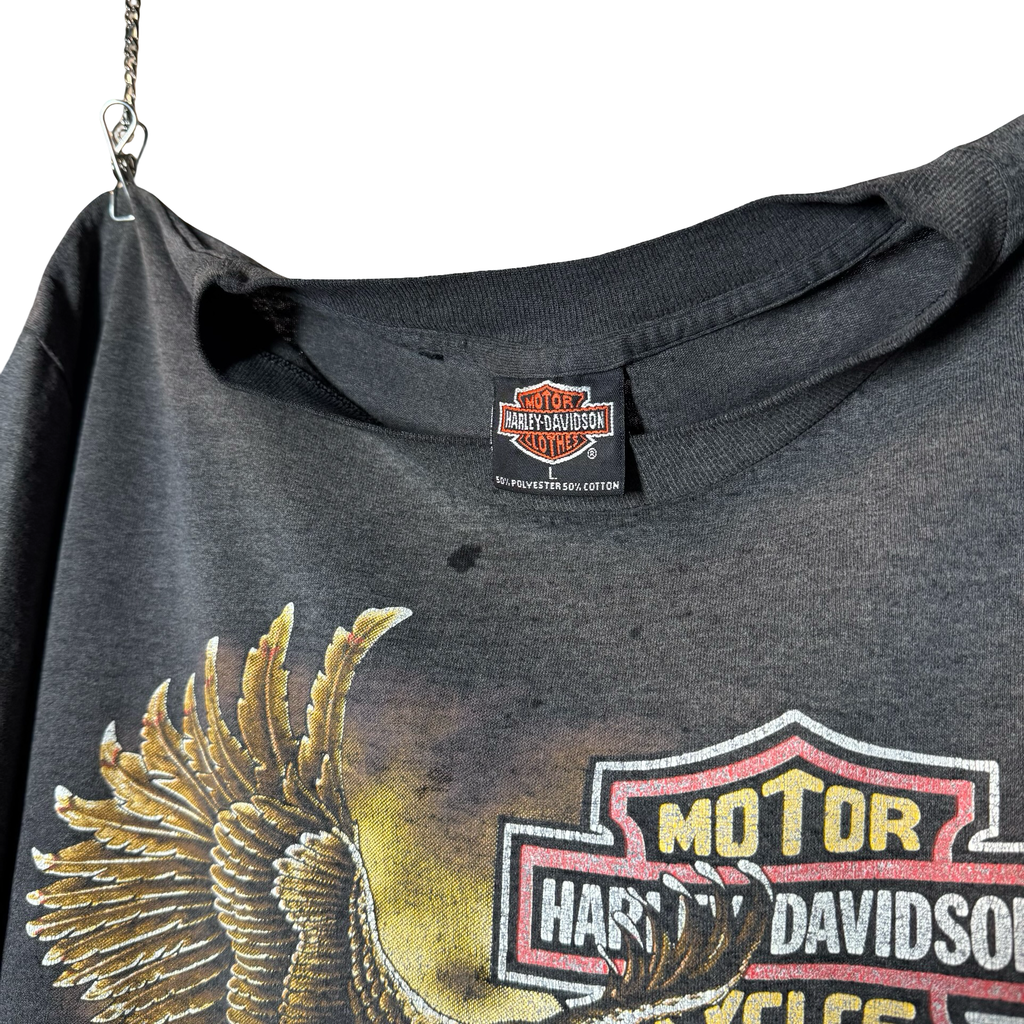 80’s Harley Eagle vs. Dragon Emblem Tee Size L