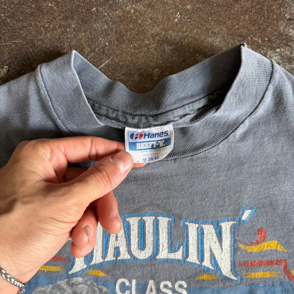 80’s Harley Haulin’ Class Electric City Sun Faded Tee (M)