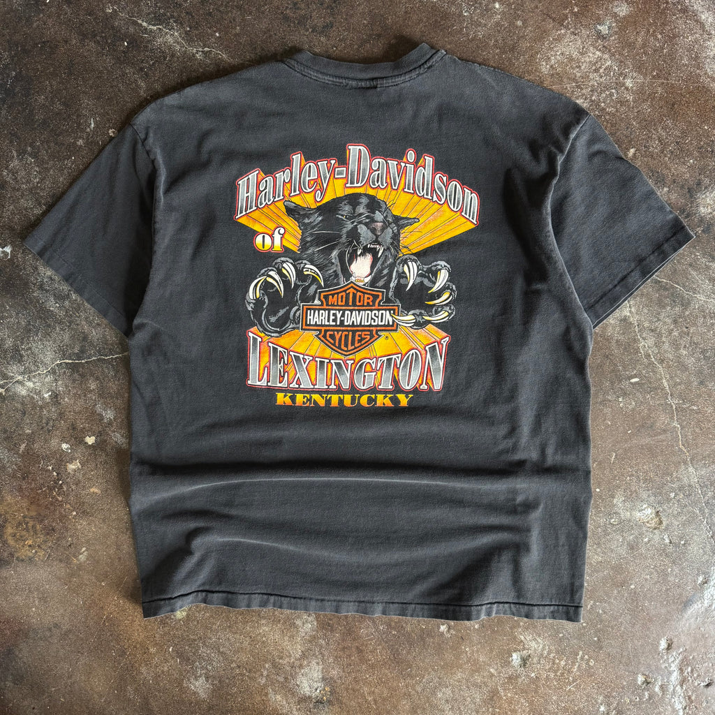 90’s Harley Lexington Kentucky Panther Pocket Tee (XXL)
